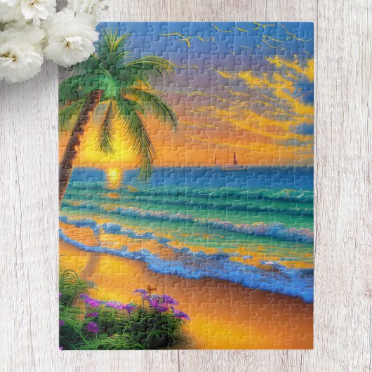 Puzzle de paysage de plage tropicale