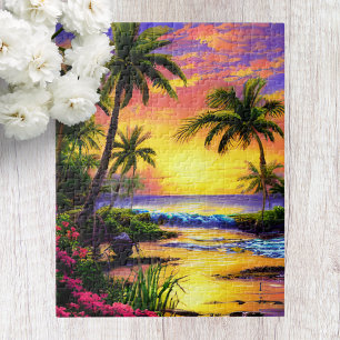 Puzzle de paysage de plage tropicale