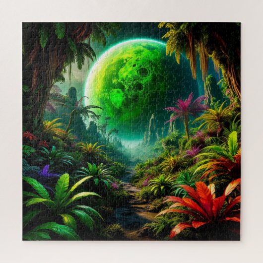 Puzzle de paysage extraterrestre Cadeau d'espace e (Vertical)