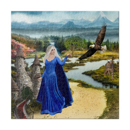 Puzzle de paysage fée magique