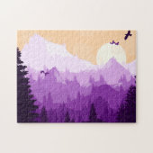 Puzzle de paysage pourpre (Horizontal)