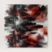 Puzzle de paysage urbain abstrait (Horizontal)