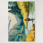 Puzzle de pêche aérienne (Vertical)