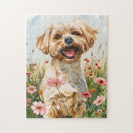 Puzzle de peinture à l'aquarelle maltais (Vertical)