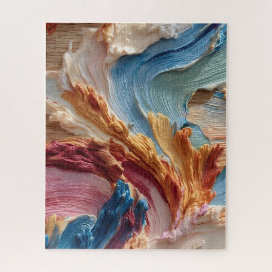Puzzle de peinture abstraite (Vertical)