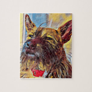 Puzzle de peinture Terrier - ajouter sa propre pho