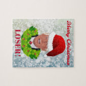 Puzzle De "perdant Joyeux Noël " drôle d'atout (Horizontal)