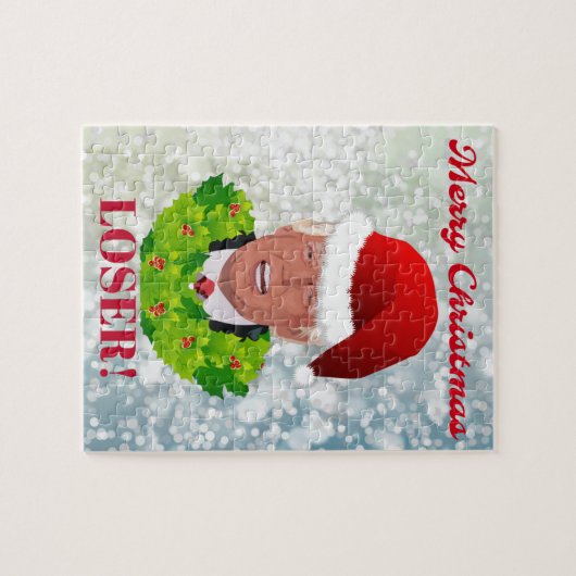 Puzzle De "perdant Joyeux Noël " drôle d'atout (Horizontal)