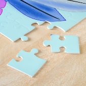 Puzzle de perroquet bleu (Côté)