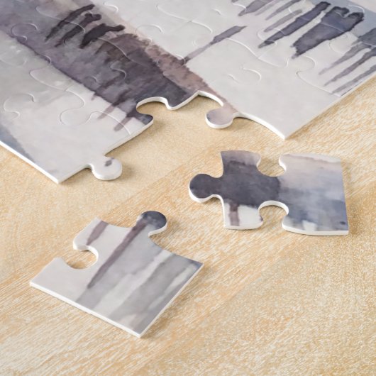 Puzzle de perroquet vert (Côté)