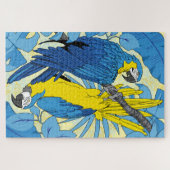 Puzzle de perroquets 20x30 pour les aveugles de co (Horizontal)