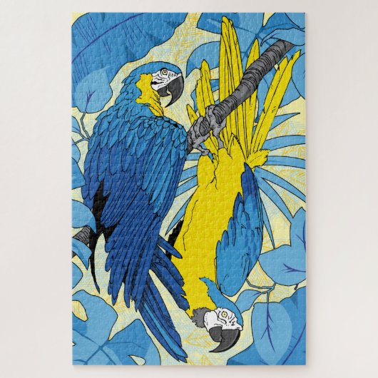 Puzzle de perroquets 20x30 pour les aveugles de co (Vertical)