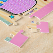 Puzzle de petits gâteaux d'arc-en-ciel d'art de (Côté)