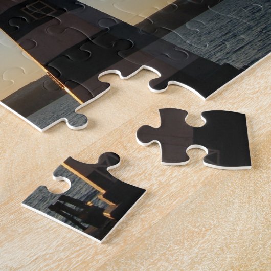 Puzzle de phare de lac Keuka (Côté)