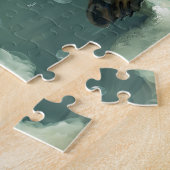 Puzzle de phoque mignon dans un bain moussant (Côté)