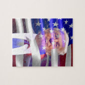 Puzzle de photo de Donald Trump 8x10 avec la (Horizontal)