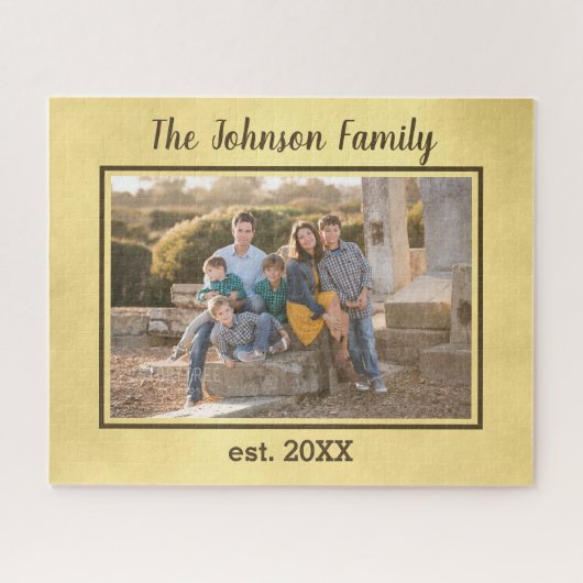 Puzzle de photo de famille Charmant (Horizontal)