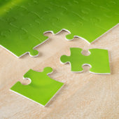 Puzzle de photo de feuilles vertes tropicales (Côté)