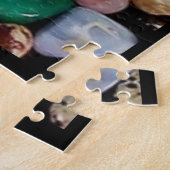 Puzzle de pierres précieuses colorées (Côté)