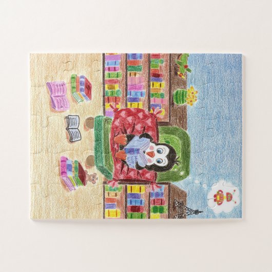 Puzzle de pingouin à lecture intelligente (Horizontal)