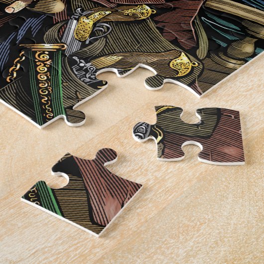 Puzzle de pirate de Blackbeard (Côté)