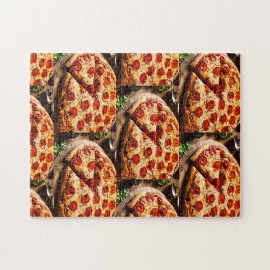 Puzzle de pizza difficile (Horizontal)