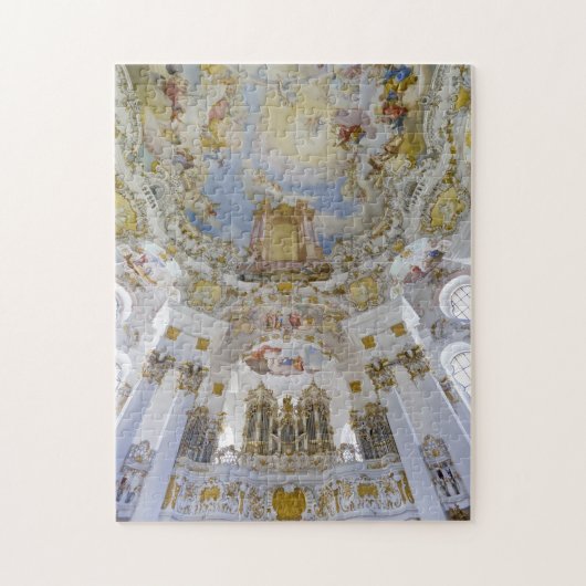 Puzzle de plafond d'église de Wieskirche (Vertical)