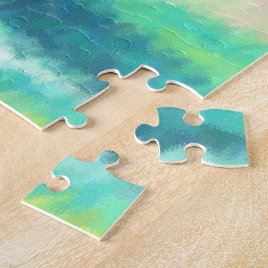Puzzle de plage de dauphin (Côté)