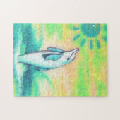 Puzzle de plage de dauphin (Horizontal)