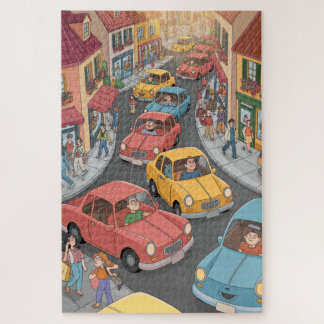 Puzzle de plaisir quotidien en ville