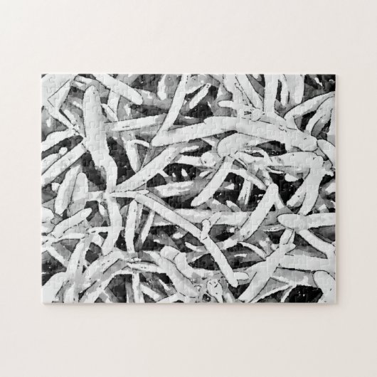 Puzzle de Plante de glace blanche botanique diffic (Horizontal)