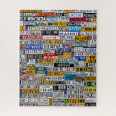Puzzle de plaque de licence (Vertical)