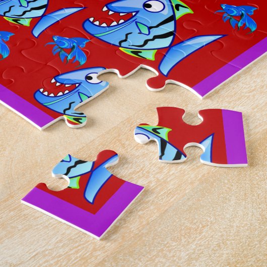 Puzzle de poisson (Côté)