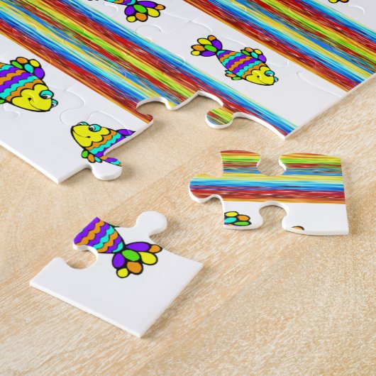 Puzzle de poisson (Côté)