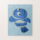 Puzzle de poisson bleu (Vertical)