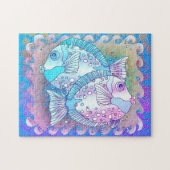 Puzzle de poisson bleu (Horizontal)