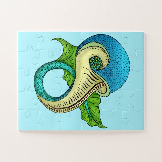 Puzzle de poisson impair (Horizontal)