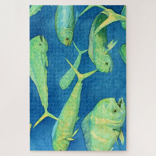 Puzzle de poisson Mahi Mahi (Vertical)