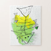 Puzzle de poisson primitif (Vertical)