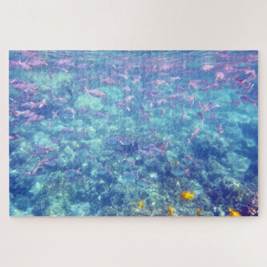 Puzzle de poisson sous-marin tropical (Horizontal)