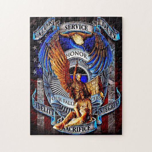 Puzzle de policier (Vertical)