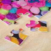 Puzzle de Pom Poms coloré (Côté)
