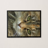 Puzzle de portrait de chat tigré (Horizontal)