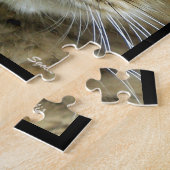 Puzzle de portrait de chat tigré (Côté)