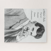 Puzzle de portrait de Nikola Tesla 520 morceaux (Horizontal)