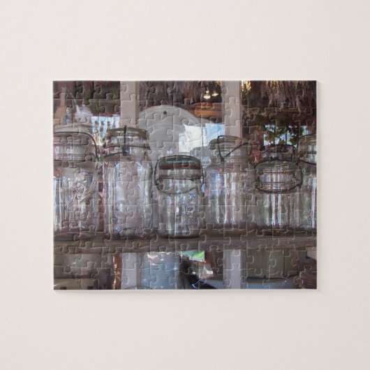 Puzzle de pots de maçon (Horizontal)