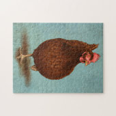 Puzzle de poule de rouge d'île de Rhode (Horizontal)