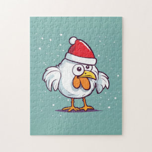 Puzzle de poulet de Noël