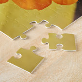 Puzzle de printemps de jonquille orange jaune (Côté)