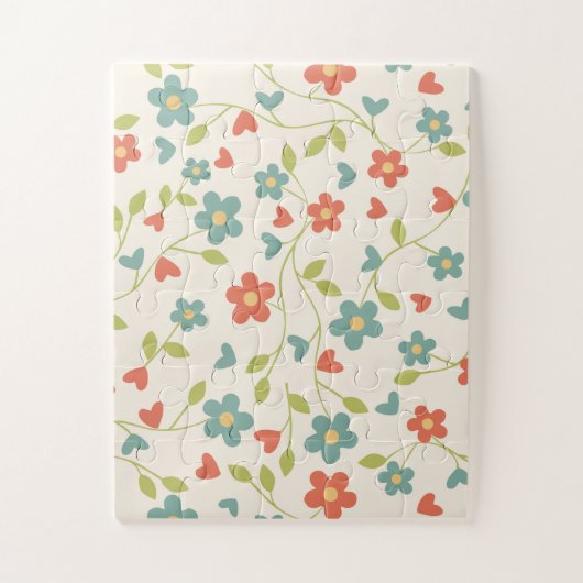 Puzzle de printemps floral (Vertical)